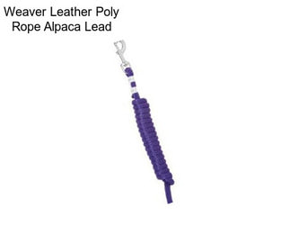 Weaver Leather Poly Rope Alpaca Lead