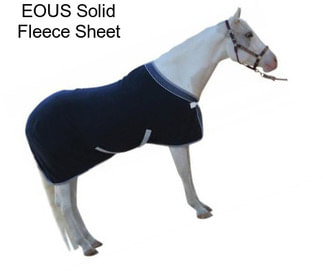 EOUS Solid Fleece Sheet