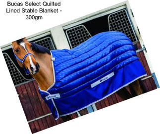 Bucas Select Quilted Lined Stable Blanket - 300gm