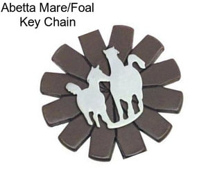 Abetta Mare/Foal Key Chain