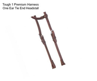 Tough 1 Premium Harness One Ear Tie End Headstall