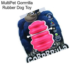 MultiPet Gorrrrilla Rubber Dog Toy