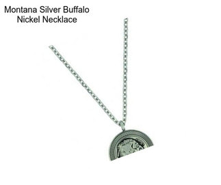 Montana Silver Buffalo Nickel Necklace