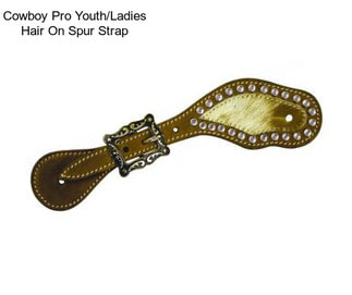 Cowboy Pro Youth/Ladies Hair On Spur Strap