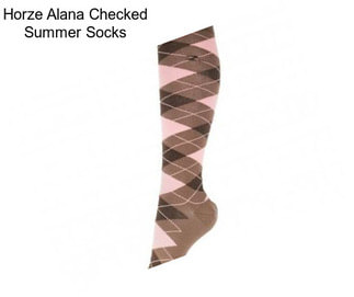 Horze Alana Checked Summer Socks