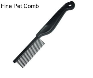 Fine Pet Comb