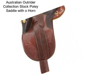 Australian Outrider Collection Stock Poley Saddle with o Horn