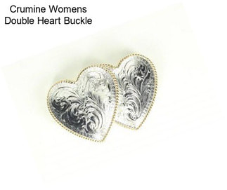 Crumine Womens Double Heart Buckle