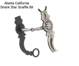 Abetta California Shank Star Snaffle Bit
