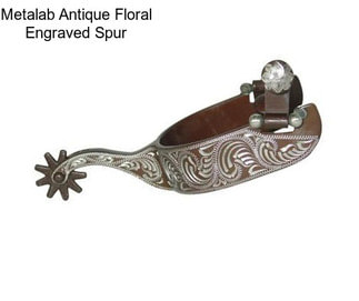 Metalab Antique Floral Engraved Spur