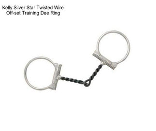 Kelly Silver Star Twisted Wire Off-set Training Dee Ring