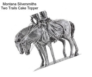 Montana Silversmiths Two Trails Cake Topper