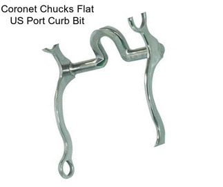 Coronet Chucks Flat US Port Curb Bit