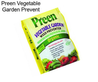 Preen Vegetable Garden Prevent