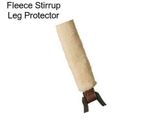 Fleece Stirrup Leg Protector