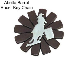 Abetta Barrel Racer Key Chain