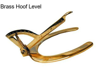 Brass Hoof Level