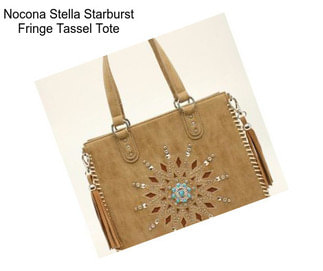 Nocona Stella Starburst Fringe Tassel Tote