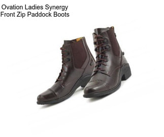 Ovation Ladies Synergy Front Zip Paddock Boots