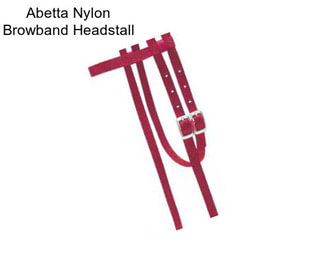 Abetta Nylon Browband Headstall