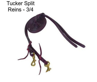 Tucker Split Reins - 3/4\