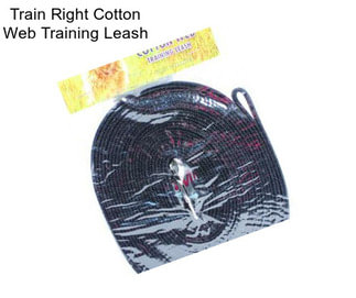 Train Right Cotton Web Training Leash