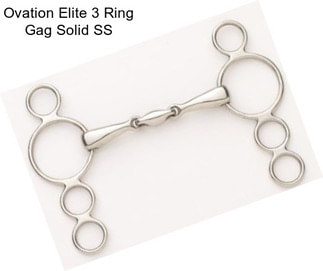 Ovation Elite 3 Ring Gag Solid SS