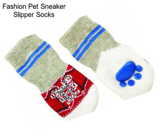 Fashion Pet Sneaker Slipper Socks