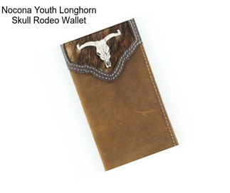 Nocona Youth Longhorn Skull Rodeo Wallet