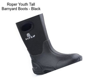 Roper Youth Tall Barnyard Boots - Black