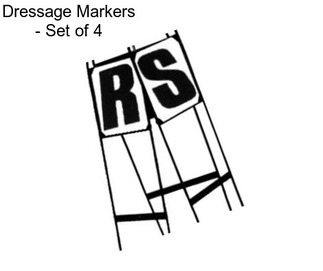 Dressage Markers - Set of 4
