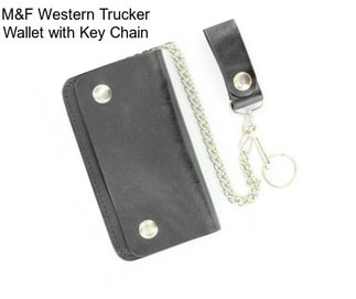 M&F Western Trucker Wallet with Key Chain