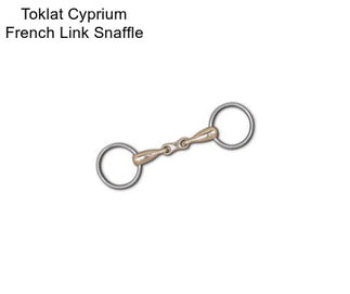 Toklat Cyprium French Link Snaffle