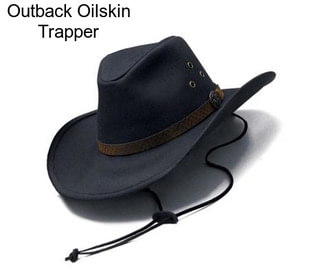 Outback Oilskin Trapper