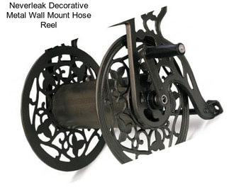 Neverleak Decorative Metal Wall Mount Hose Reel