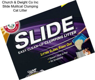 Church & Dwight Co Inc Slide Mulitcat Clumping Cat Litter