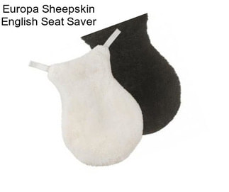 Europa Sheepskin English Seat Saver