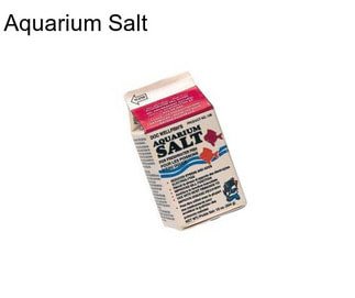 Aquarium Salt