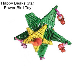 Happy Beaks Star Power Bird Toy