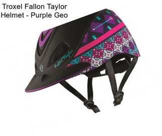 Troxel Fallon Taylor Helmet - Purple Geo