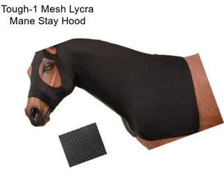 Tough-1 Mesh Lycra Mane Stay Hood