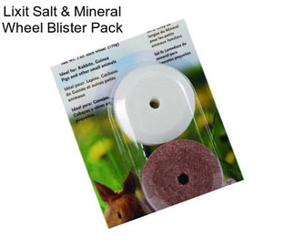 Lixit Salt & Mineral Wheel Blister Pack