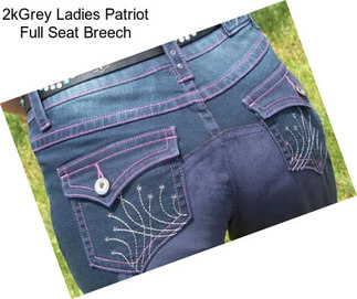 2kGrey Ladies Patriot Full Seat Breech