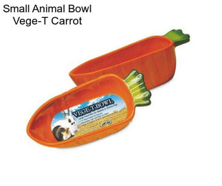 Small Animal Bowl Vege-T Carrot