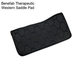 Benefab Therapeutic Western Saddle Pad