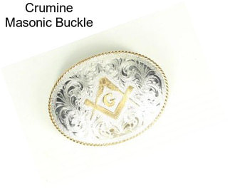 Crumine Masonic Buckle