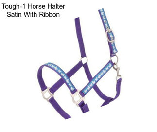 Tough-1 Horse Halter Satin With Ribbon