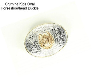 Crumine Kids Oval Horseshoe/head Buckle