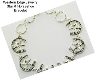 Western Edge Jewelry Star & Horseshoe Bracelet