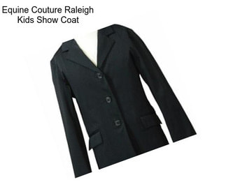 Equine Couture Raleigh Kids Show Coat